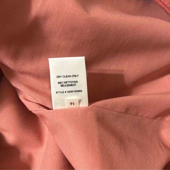 TAILORED by RT 14 Ashton Sutton Brick Orange Sleeveless MIDI Suit Dress - Picture 8 of 16